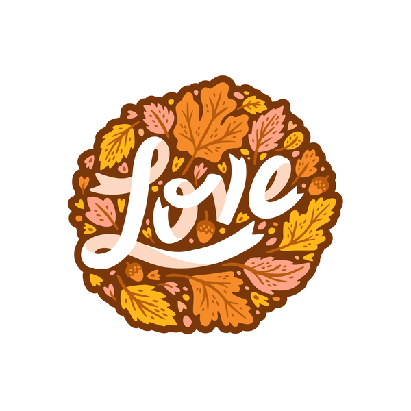 Love of Fall Sticker