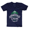 The Mountains are Calling and I Must Go V-neck T-shirt - Stately Type